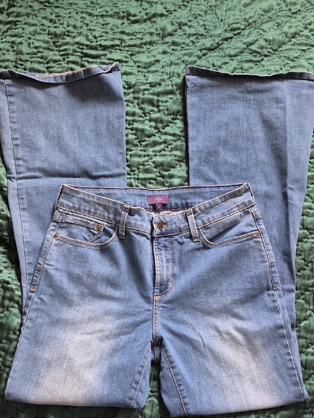 NYDJ Light Blue Flare Leg Jeans